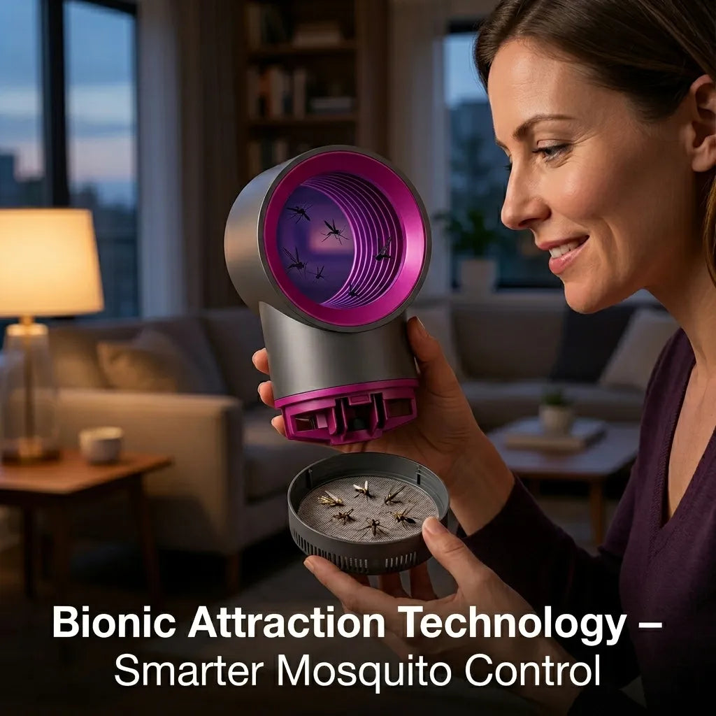 🦟 Indoor Household Mosquito Killer Lamp — Plug-in Suction-Type Mosquito Trap