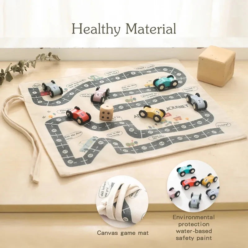 Wooden Cars & Road Map Game 🛒BUY 2 FREE SHIPPING