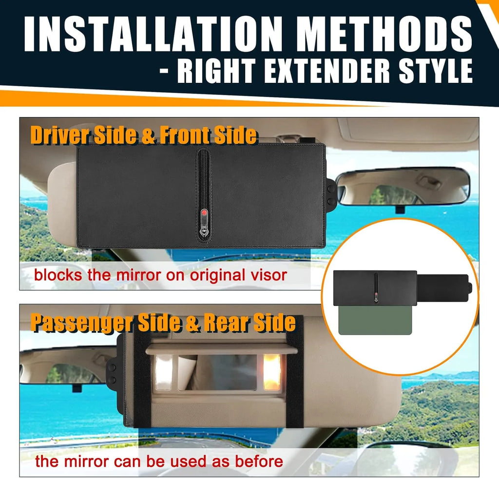 Polarized Car Sun Visor Extension