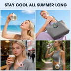 ❄️ Portable Silent Mini Bladeless Clip-On Fan