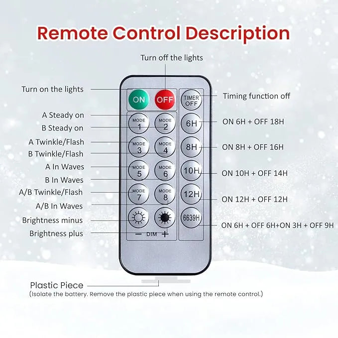🎄 18-Inch Pre-Lit Christmas Tree with Remote & Timer – Perfect for Porch & Outdoor Holiday Décor