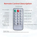 🎅 18-Inch Pre-Lit Christmas Tree with Remote & Timer – Perfect for Porch & Outdoor Holiday Décor