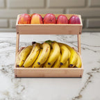 2-Tier Bamboo Countertop Organizer