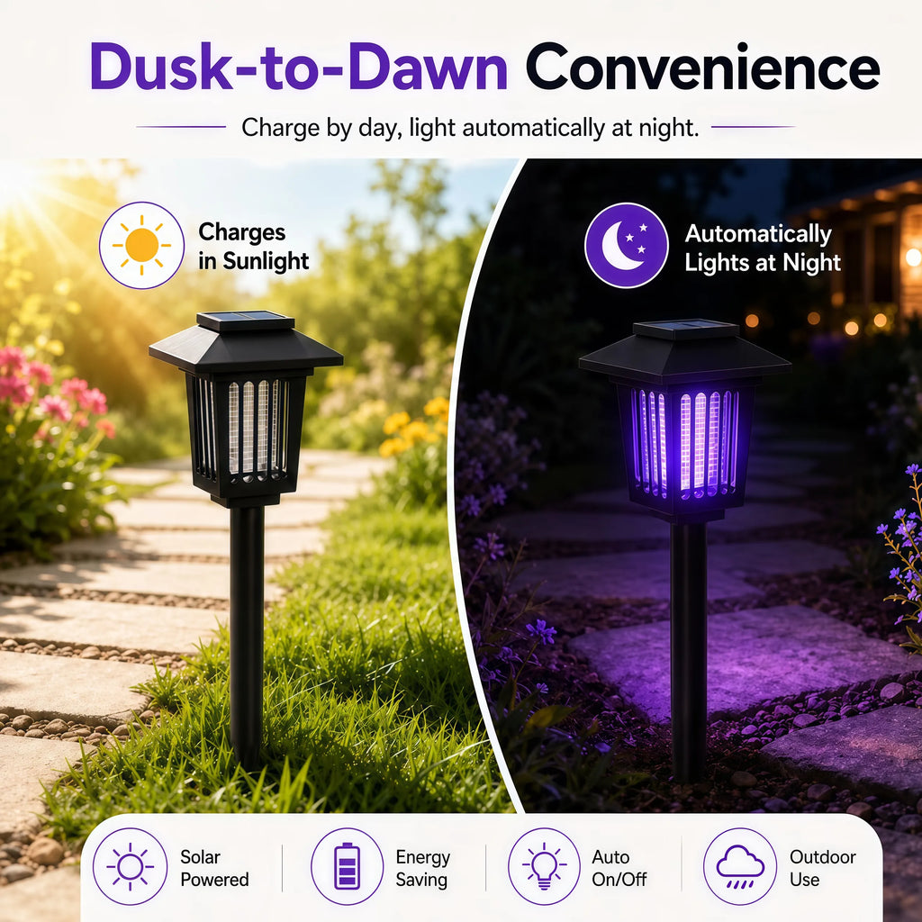 🦟Solar Mosquito Zapper Path Light