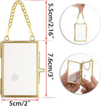 Set of 4 Glass Photo Wall Hanging Art Frames
