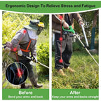 Ergonomic Weed Eater Handle Extension Weed Wacker Trimmer Grip