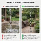 🐦Vintage Bird Rain Chain for Gutters
