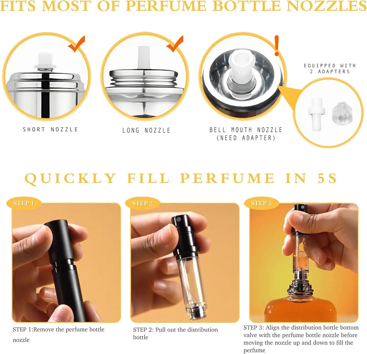 Perfume Travel Refillable Bottle