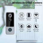 M20 Wireless Video Doorbell Camera with Motion Alerts, Two-Way Talk & Indoor Chime