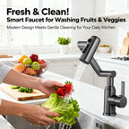 🏠 Smart Kitchen Sink Faucet with Digital Display & Pull-Out Sprayer