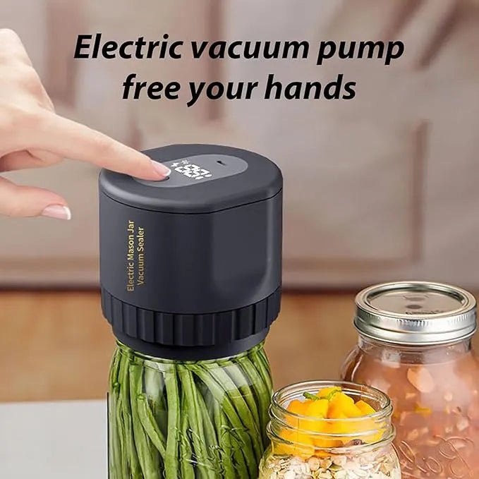 Rechargeable Electric Mason Jar Vacuum Sealer