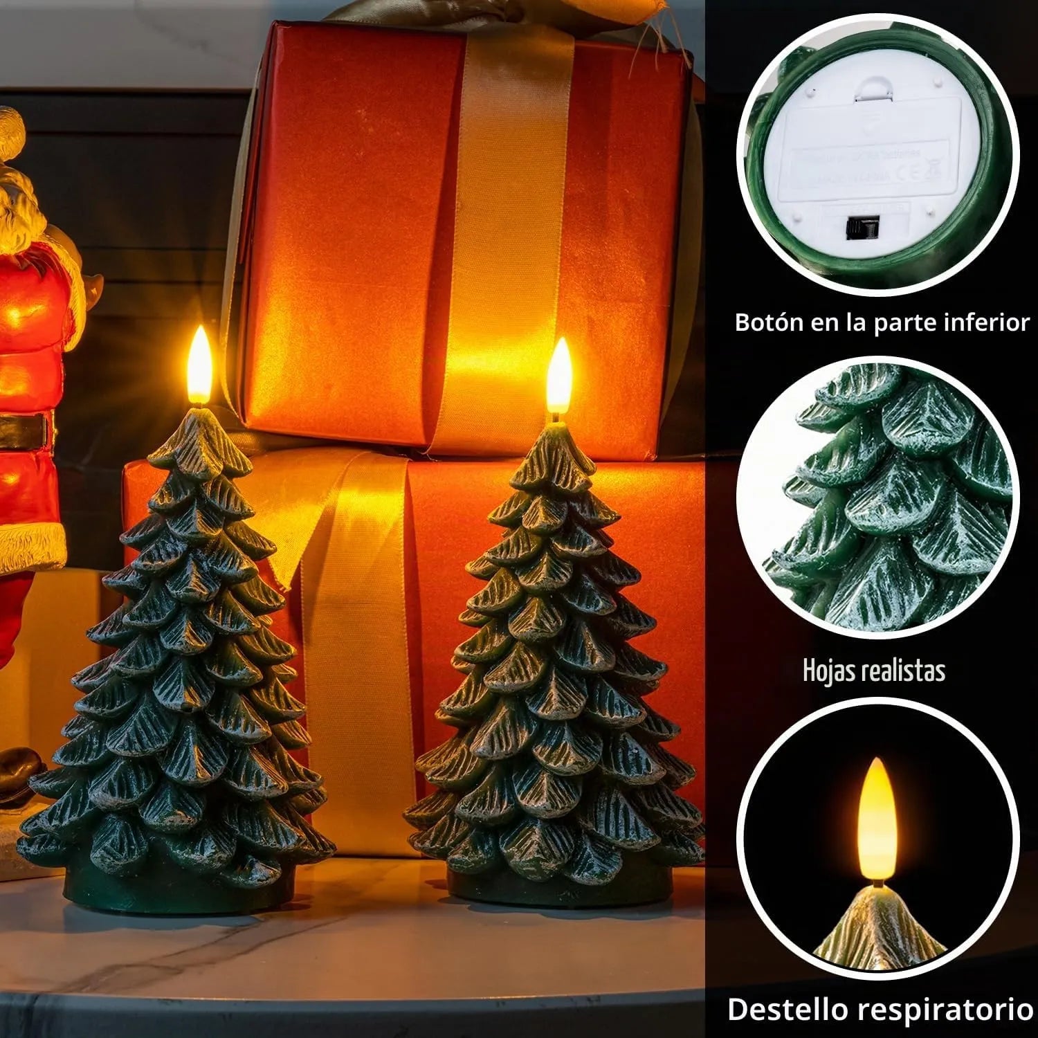 Christmas Tree Flameless LED Candle