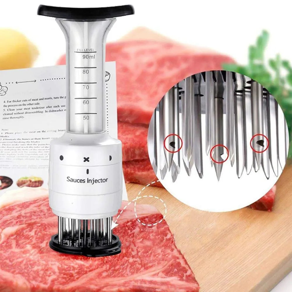 🍖 Meat Tenderizer & Marinade Injector Kit