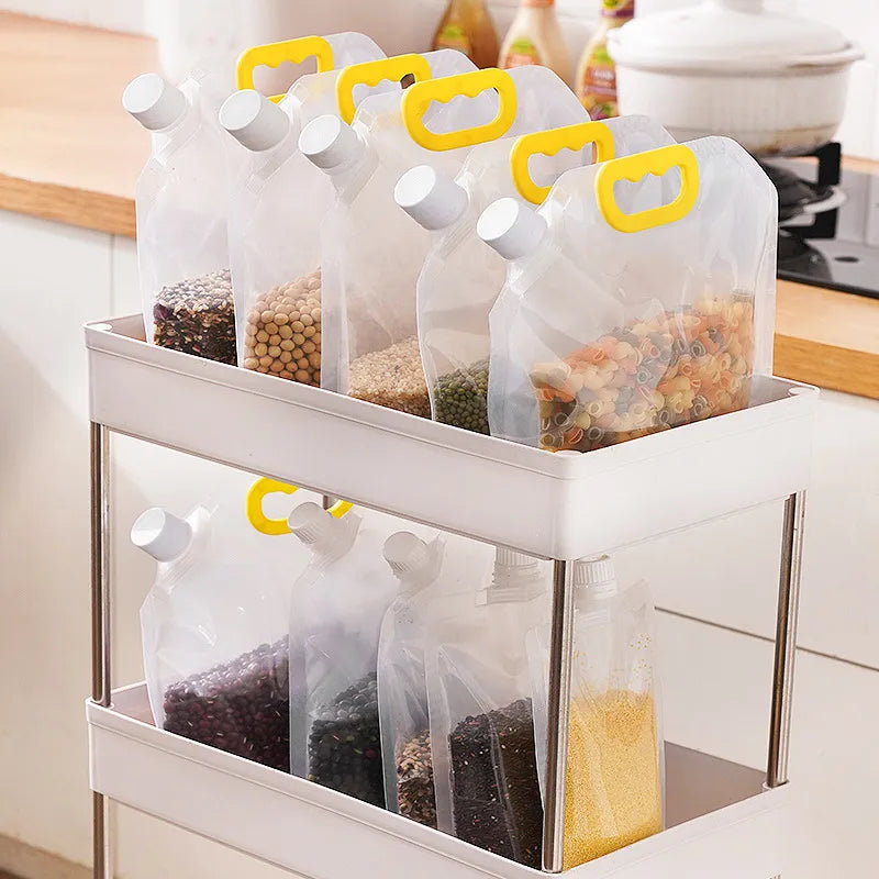 Easy-Pour Reusable Pantry Storage Bag