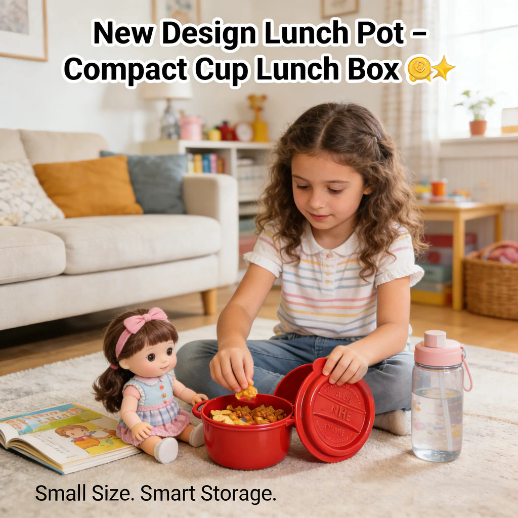 New Design Lunch Pot – Compact Cup Lunch Box 🍱✨