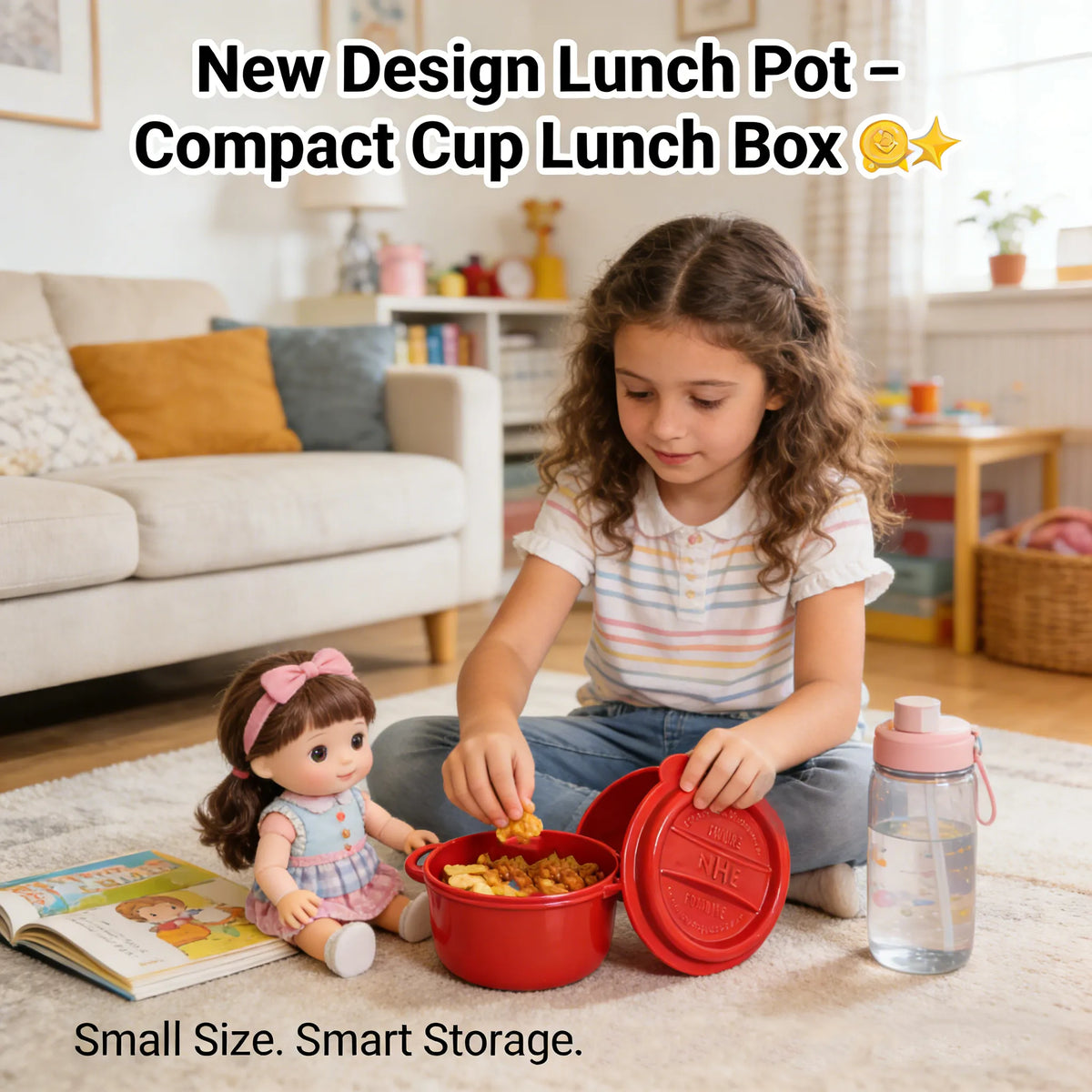 New Design Lunch Pot – Compact Cup Lunch Box 🍱✨