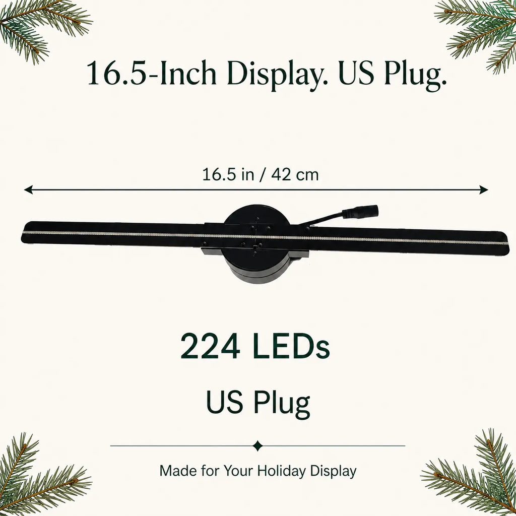 Holiday Magic 3D Hologram Fan Projector