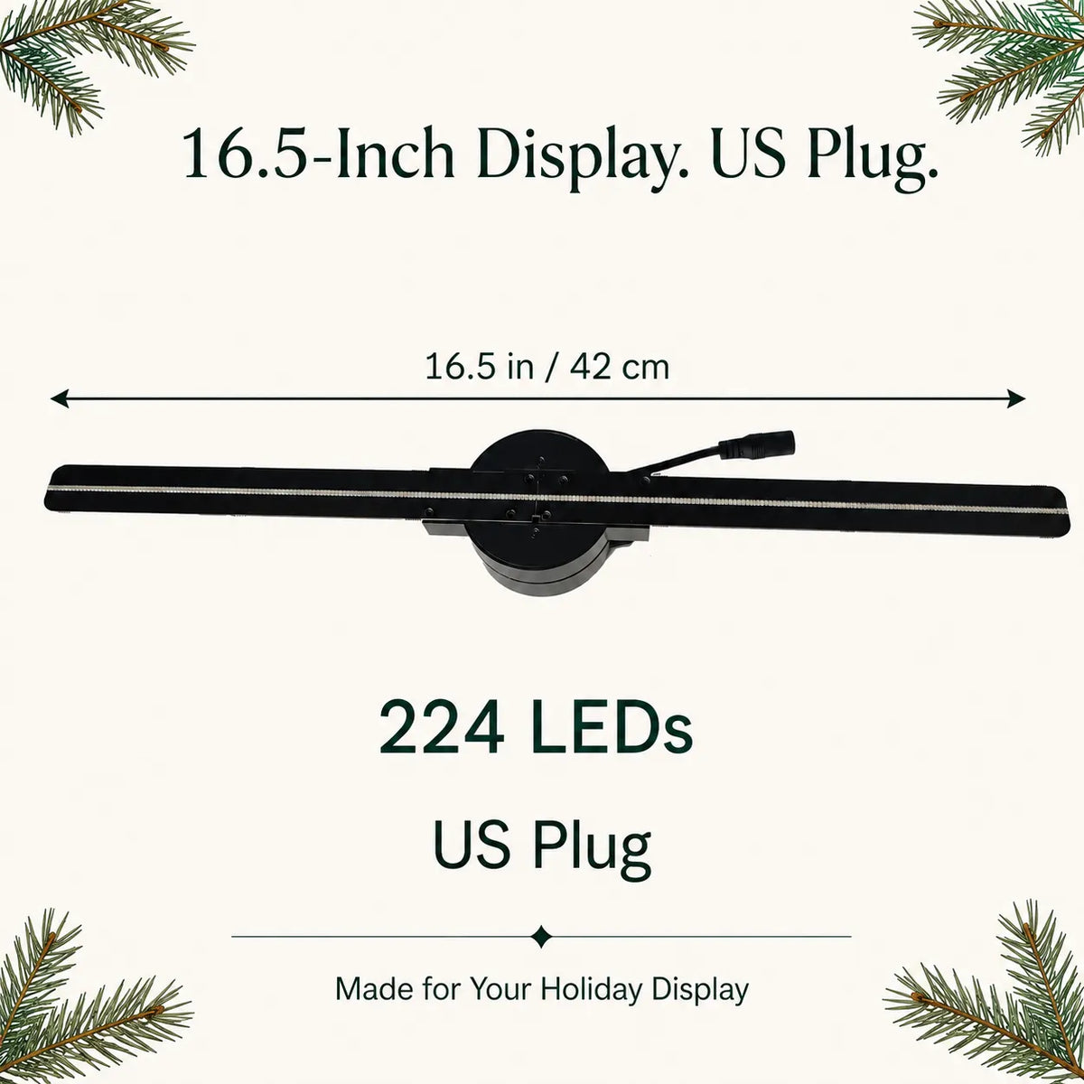Holiday Magic 3D Hologram Fan Projector