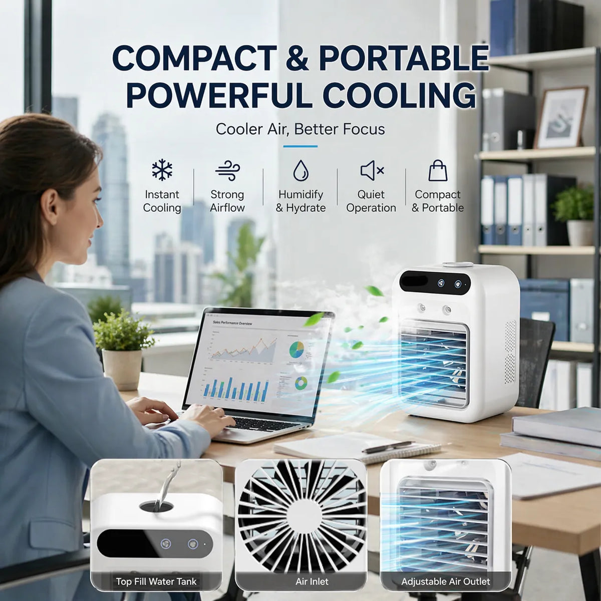 ❄️ Portable Mini Air Cooler