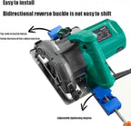 Adjustable base guide for cutting machines