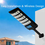 🌞 Solar Motion Sensor Outdoor Street Light