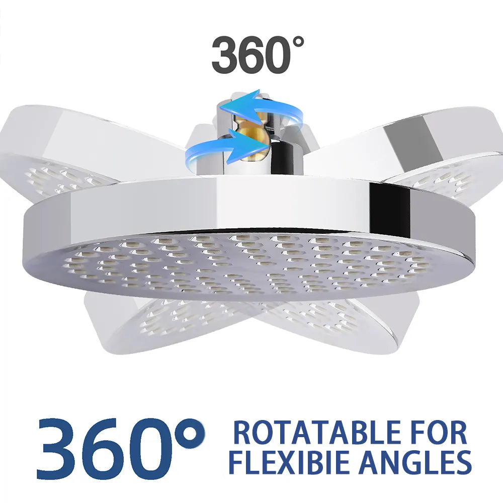 🚿 Premium 6" Rain Shower Filter Head Set