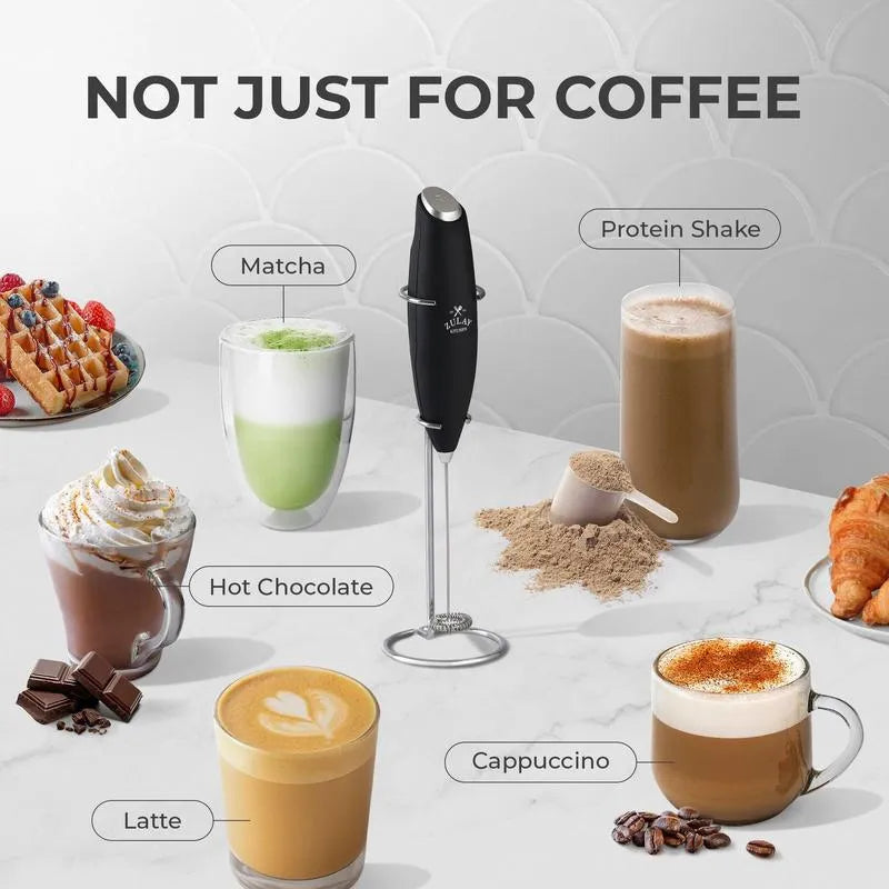 🔥Hot Sale 49% OFF-Milk Frother Handheld With Stand（Various collection colors）
