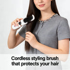 ✨ Wireless LCD Rechargeable Hair Straightener Brush