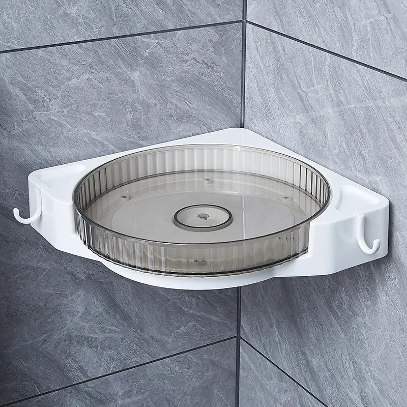 🚿 360-Degree Rotating Wall Mount Bathroom Organizer