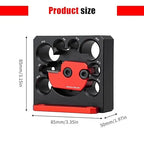 Dowel Rod Maker for Woodworking-Steel Dowel Plate with 8 Holes