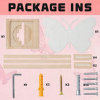 🦋 Butterfly-Shaped Storage Rack for Dolls & Players