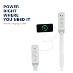 Reach-Anywhere Telescoping Outlet Extender with On/Off Switch