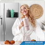 ✨Cup Organizer - Magnetic or Screw Mount Storage for Kitchen, Fridge, or Cabinet