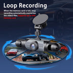 🚗4-Channel 1080P Dash Camera with Front, Rear, Left & Right Recording