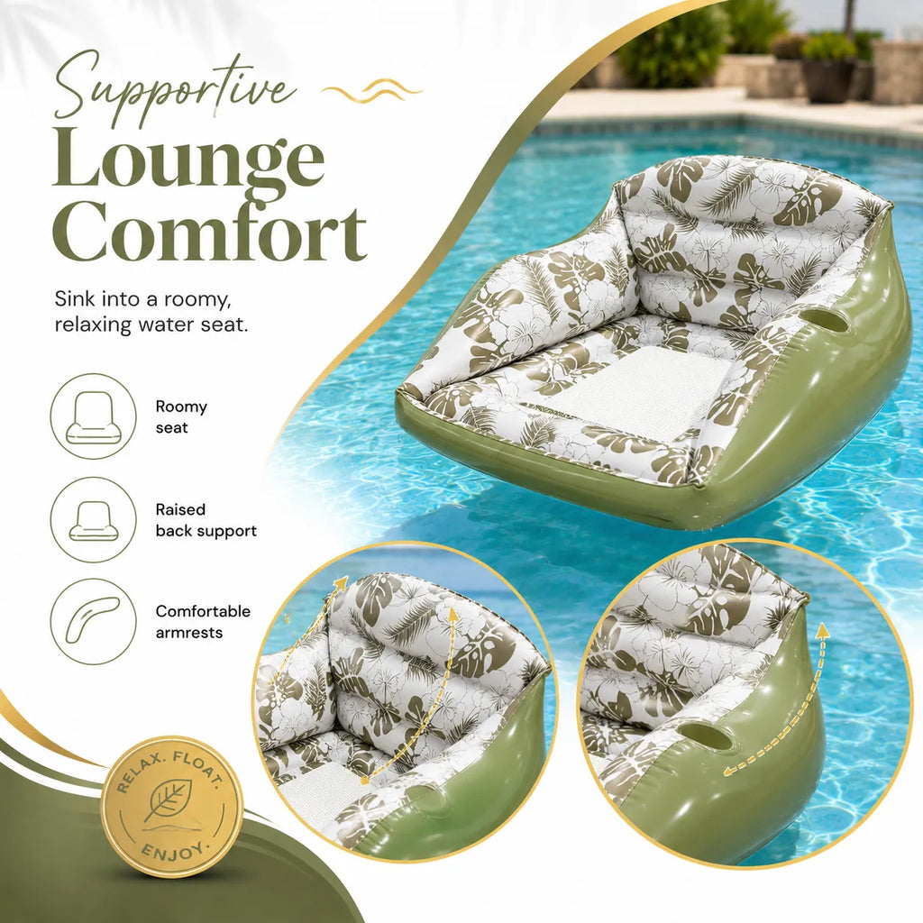 Inflatable Pool Lounge Chair