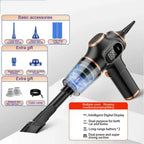 Effortlessly Clean Every Corner with the Multifunctional Wireless Handheld Vacuum Cleaner