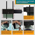 Polarized Car Sun Visor Extension