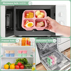 BENTO LUNCH BOX 4-COMPARTMENT MEAL PREP CONTAINER