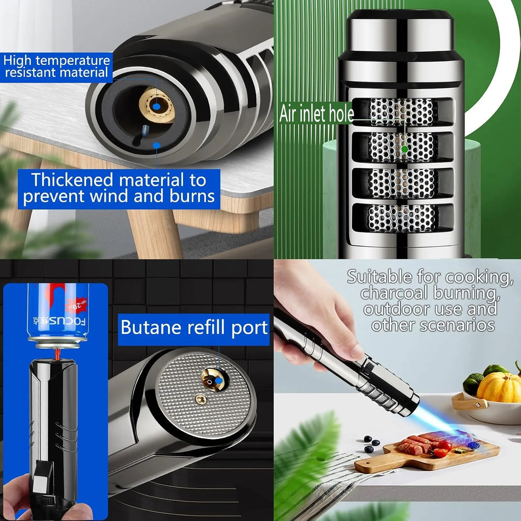 Multi-Purpose Windproof Refillable Jet Torch Lighter