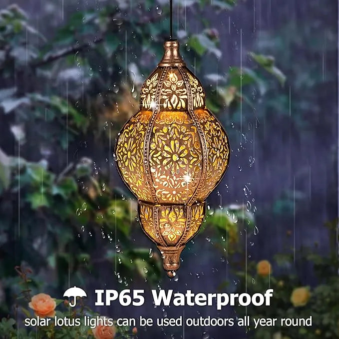 ✨Moroccan Solar Lantern – Elegant Outdoor Ambience with a Magical Glow