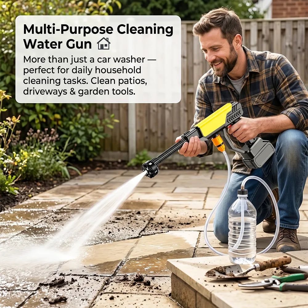 🚿 Cordless High-Pressure Washing Gun