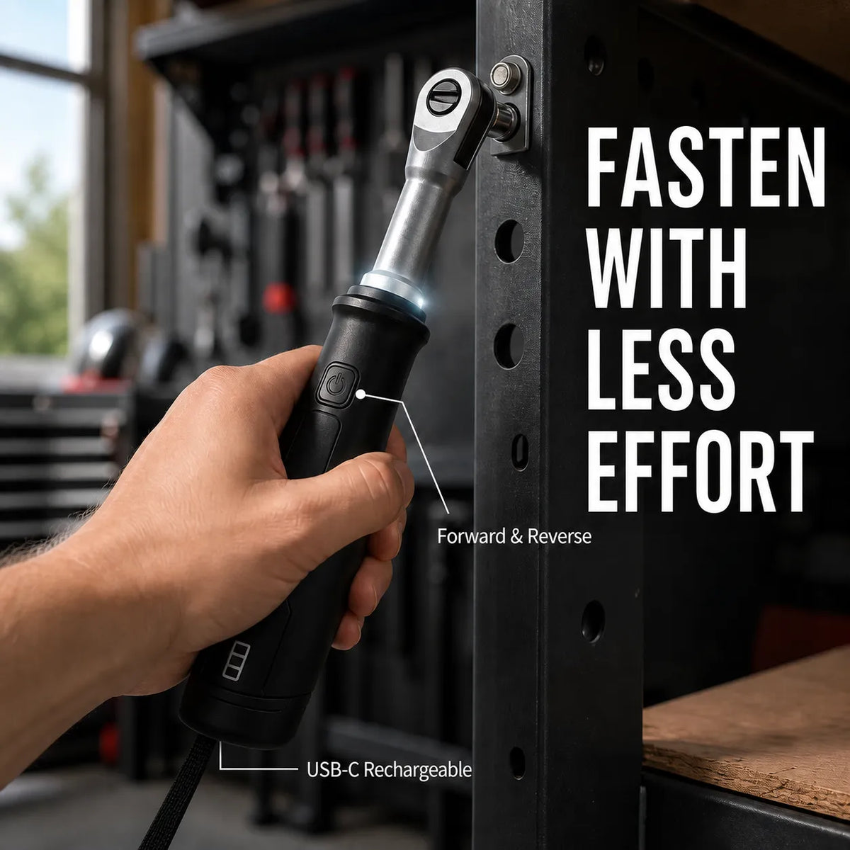 Compact Cordless Power Ratchet Wrench