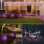 Solar Flickering Flame Torch Lights