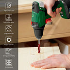 8-piece wooden drill bit set, high carbon steel 4-side cutting drill bit set