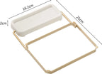 Triangular Corner Sink Organizer with Hanging Hooks