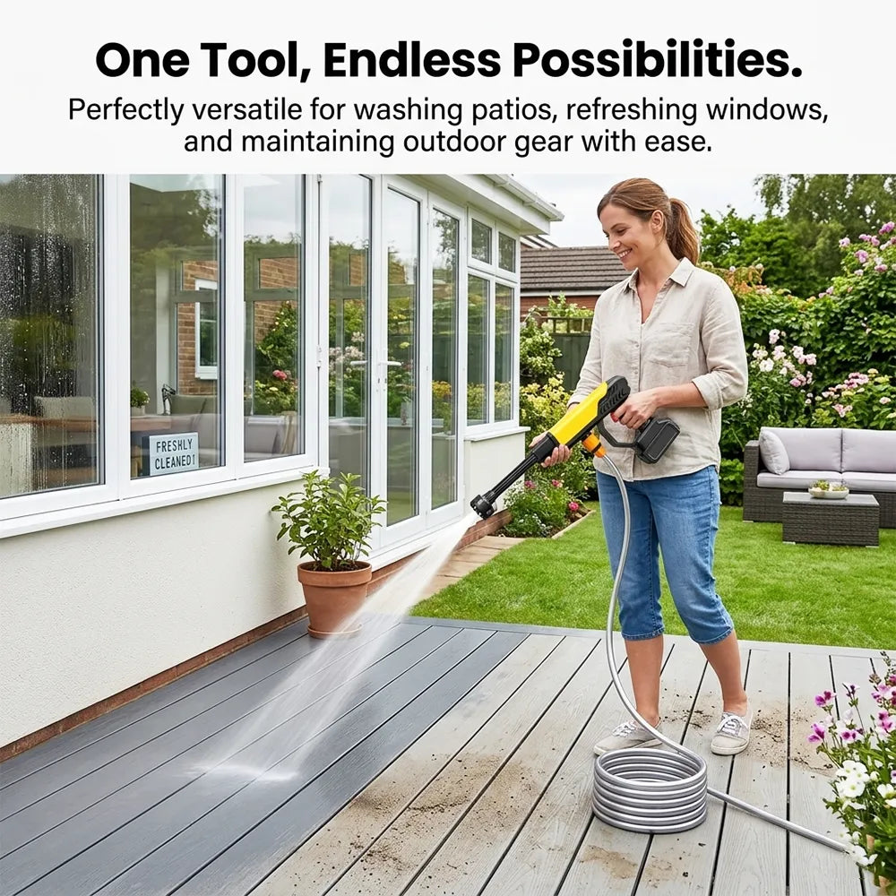 🚿 Cordless High-Pressure Washing Gun