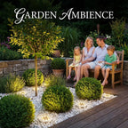 🌙 Solar Ground Lights – 8 LED Outdoor Disk Lights