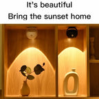 LED Rechargeable Indoor Wall Sconce - Sunset Night Light
