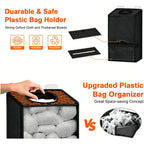 🛍️2-in-1 Hanging Storage Organizer — Large Capacity Plastic Bag & Trash Bag Dispenser