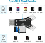 4-in-1 Multi-Card Reader – Effortless Data Transfer and More!